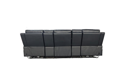 Florence Cinema Sofa Black 3 Seater