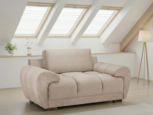Azzuro Sofa Mocha Armchair