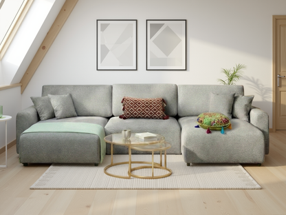 Luma Sofa Grey U Shape Corner