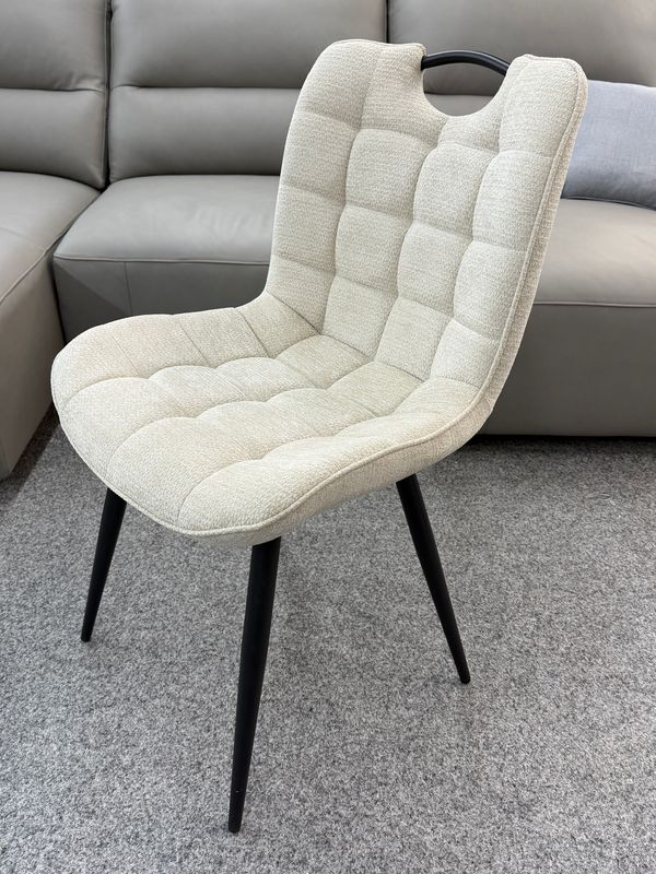 Monza Beige Fabric Dining Chair - ASR Interiors