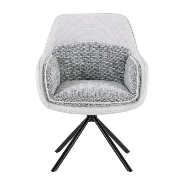 Florence 360 Grey Swivel Chair - ASR Interiors