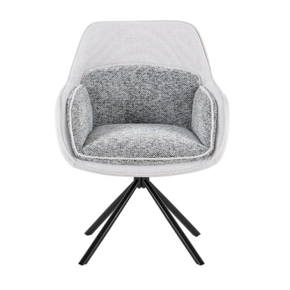 Florence 360 Grey Swivel Chair - ASR Interiors