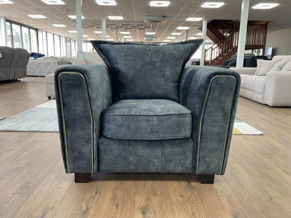 Serena Sofa Black Armchair