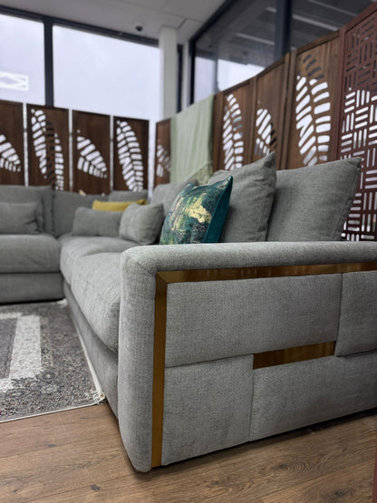 Jupiter Sofa Grey Large Corner