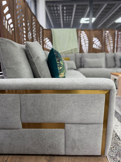 Jupiter Sofa Grey Large Corner