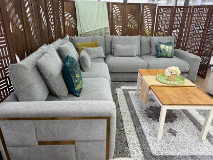 Jupiter Sofa Grey Large Corner