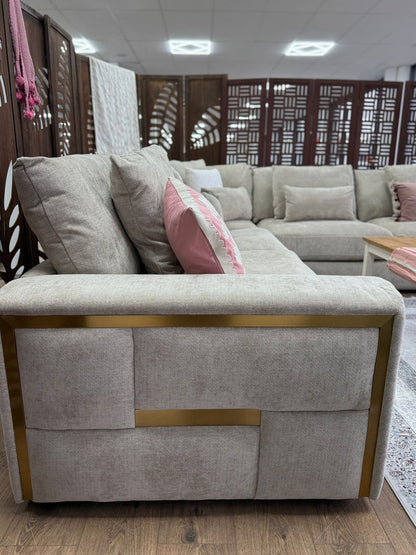 Jupiter Sofa Beige Large Corner