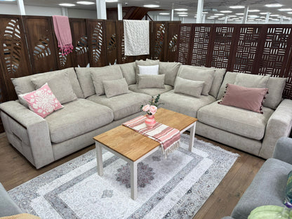 Jupiter Sofa Beige Large Corner