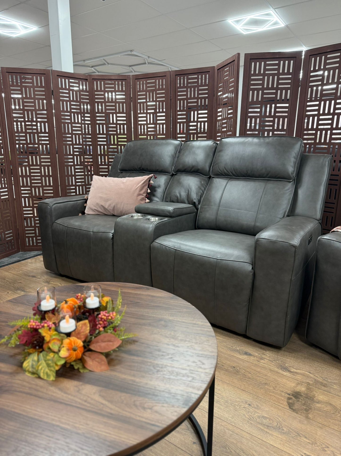 Barcelona Electric Recliner Sofa Grey 3+2 Set