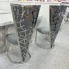 Vienna Grey & Silver Dining Chair - ASR Interiors