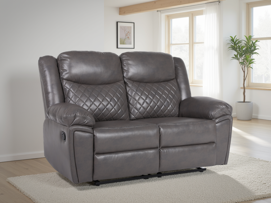 Myra Recliner Sofa Grey 2 Seater