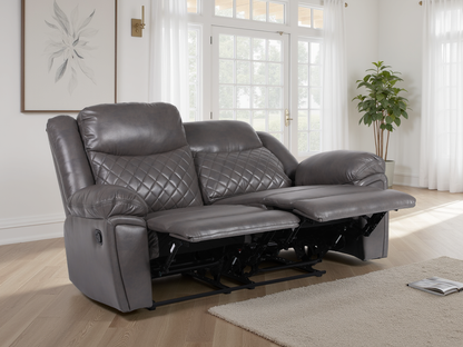 Myra Recliner Sofa Grey 2 Seater