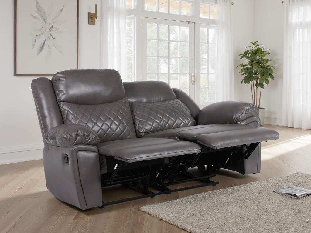 Myra Recliner Sofa Grey 2 Seater