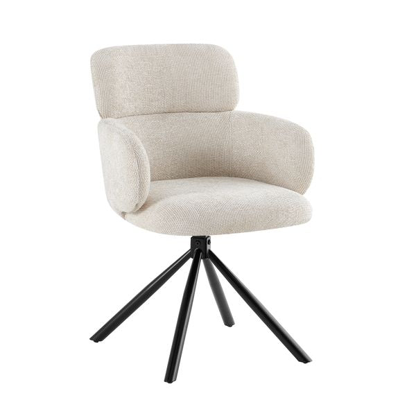 Tuscany Beige 360 Swivel Chair - ASR Interiors