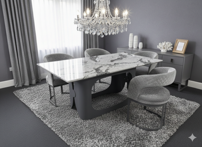 Lina Grey Dining Chair - ASR Interiors