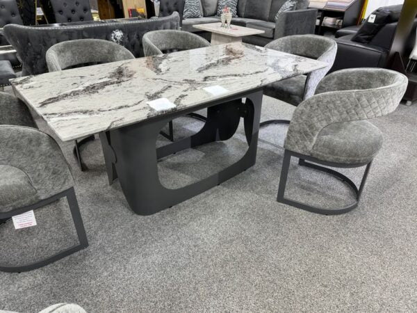 Lina Grey Dining Chair - ASR Interiors
