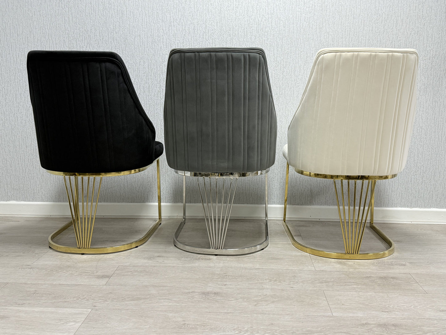 Lasco Cream & Gold Dining Chair - ASR Interiors