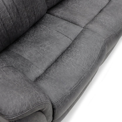 Leon Electric Recliner Sofa Grey 2 Seater