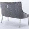 Majestic Grey High Back Bench - ASR Interiors