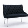 Majestic Black High Back Bench - ASR Interiors