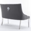 Majestic PU Grey High Back Bench - ASR Interiors