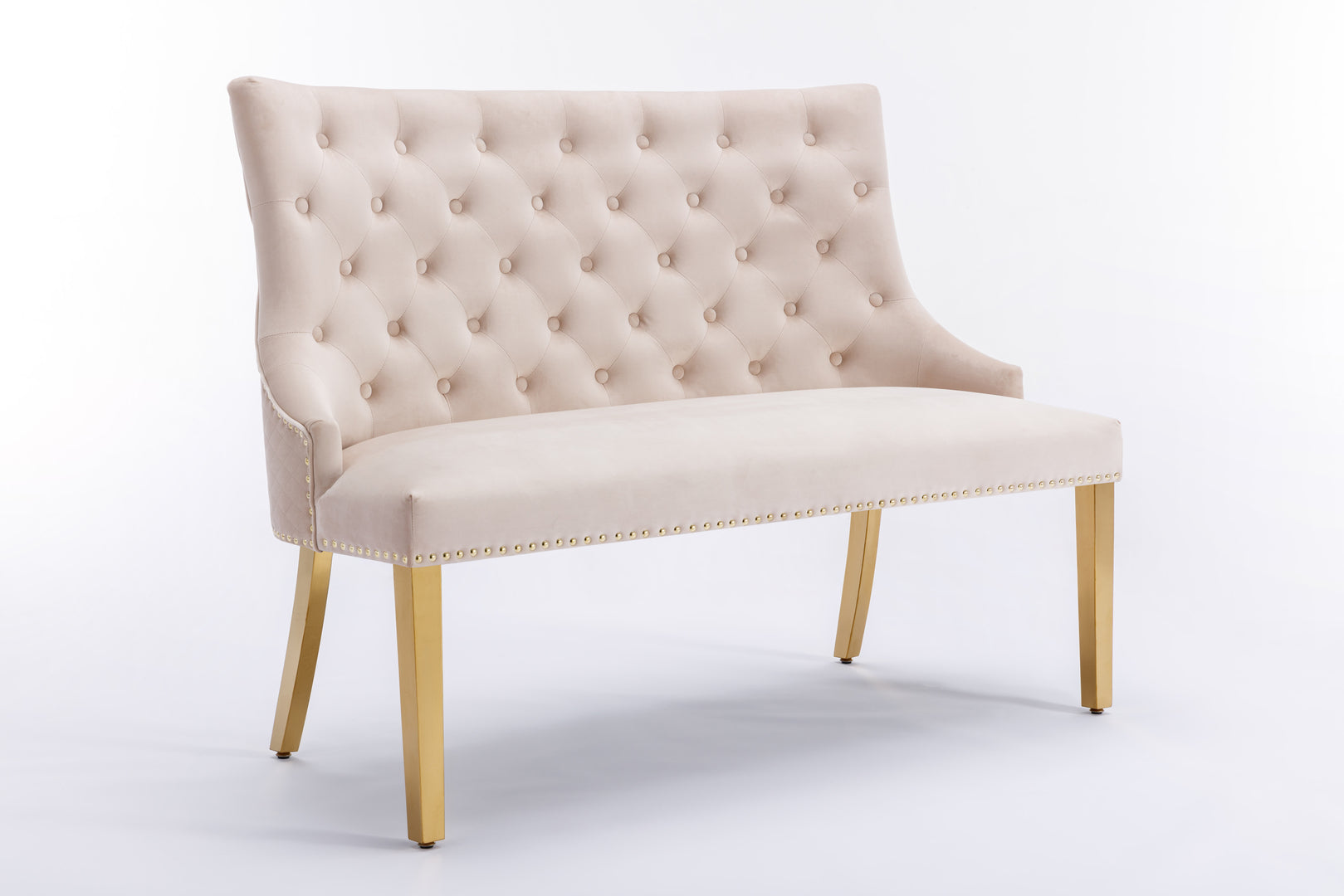 Majestic Gold Mink High Back Bench - ASR Interiors