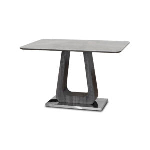 Zermatt Lamp Table (Grey Ceramic) - ASR Interiors