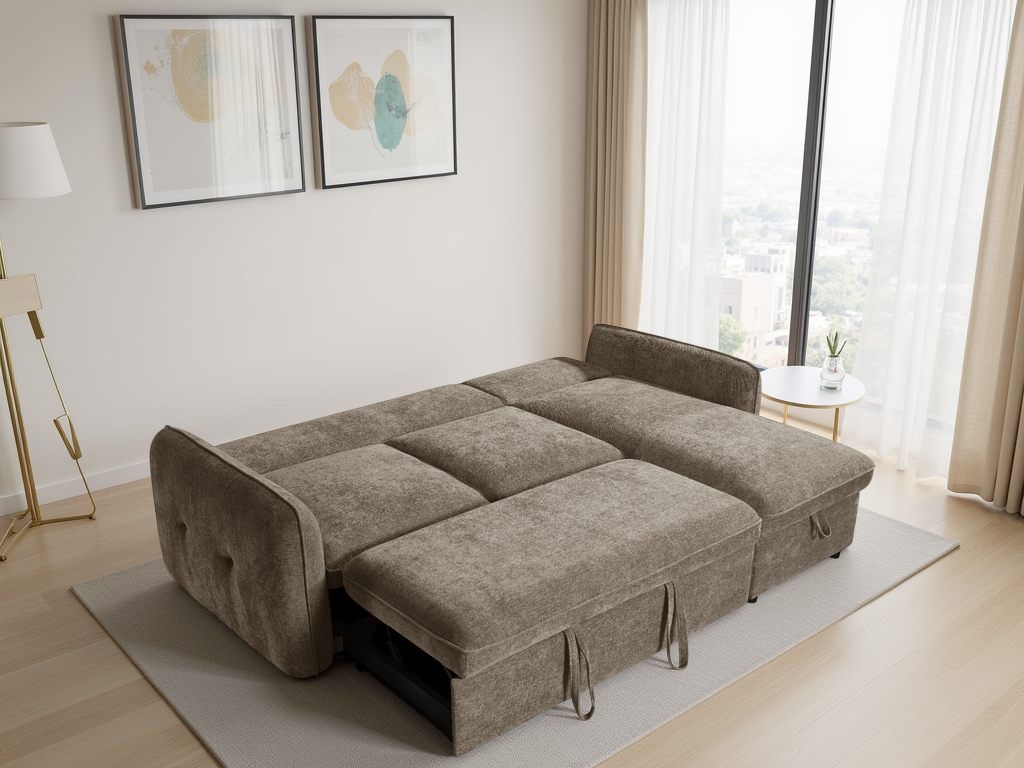 Moscow Sofabed Brown Universal Corner