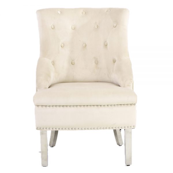 Majestic Mink Wing Chair - ASR Interiors