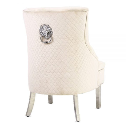 Majestic Mink Wing Chair - ASR Interiors