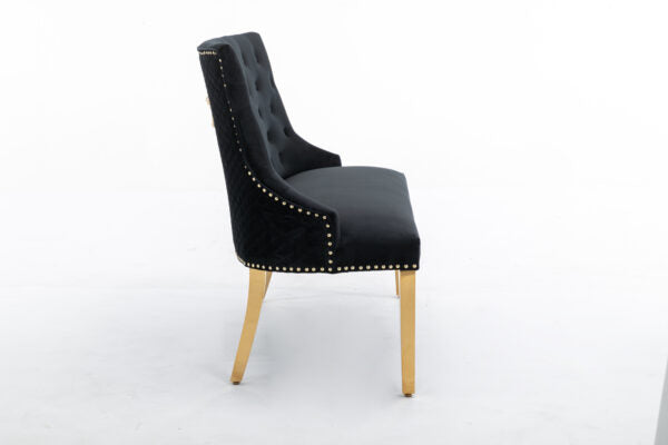 Majestic Gold Black High Back Bench - ASR Interiors