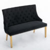 Majestic Gold Black High Back Bench - ASR Interiors