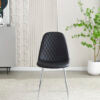 Mexico Black PU Dining Chair - ASR Interiors