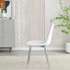 Mexico White PU Dining Chair - ASR Interiors