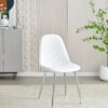 Mexico White PU Dining Chair - ASR Interiors