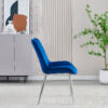 Mortiz Navy Velvet Dining Chair - ASR Interiors