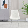 Mortiz Cream Velvet Dining Chair - ASR Interiors