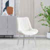 Mortiz Cream Velvet Dining Chair - ASR Interiors