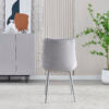 Mortiz Grey Velvet Dining Chair - ASR Interiors