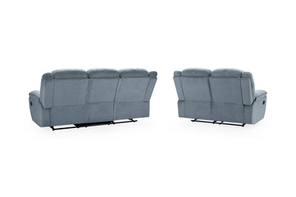 Myra Recliner Sofa Grey Fabric 3+2 Set