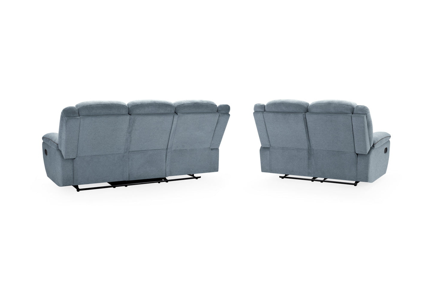 Myra Recliner Sofa Grey Fabric 3+2 Set