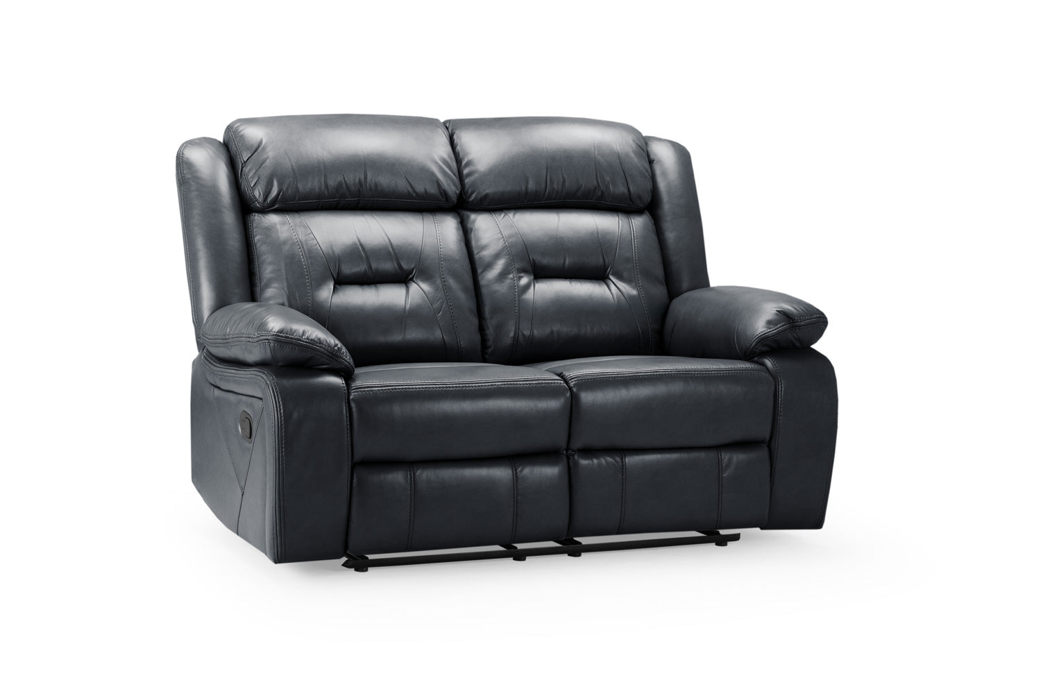 Novie Recliner Sofa Black 2 Seater