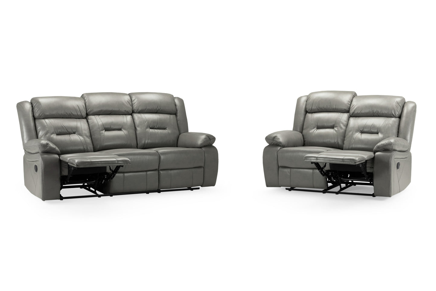 Novie Recliner Sofa Grey 3+2 Set