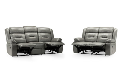 Novie Recliner Sofa Grey 3+2 Set