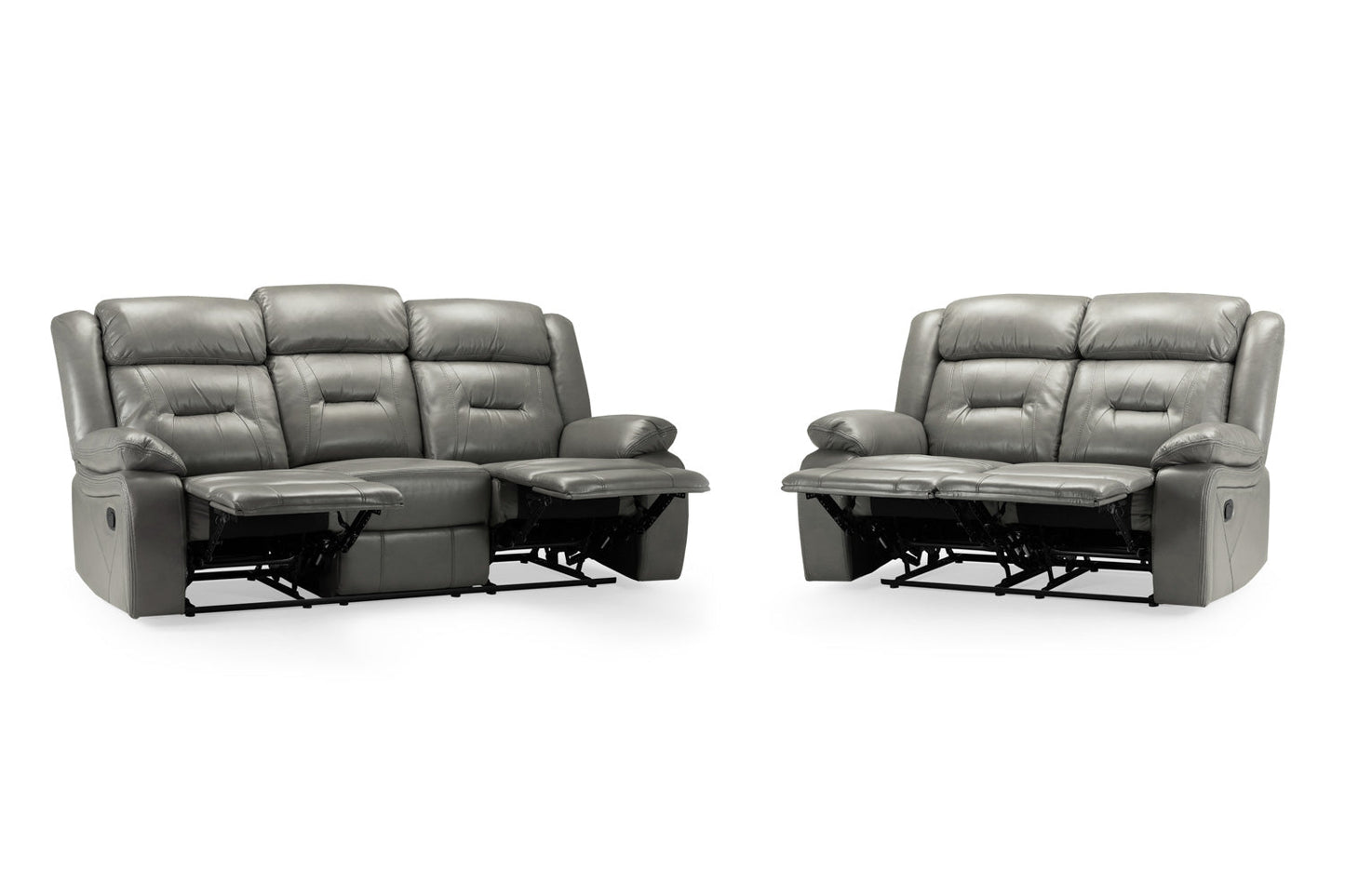 Novie Recliner Sofa Grey 3+2 Set