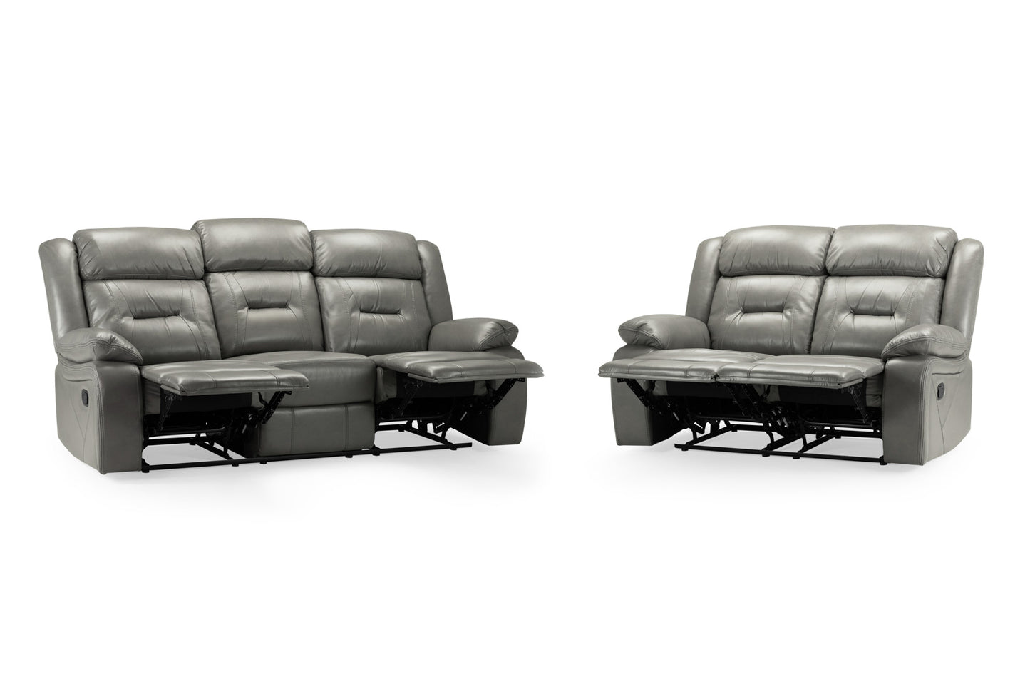 Novie Recliner Sofa Grey 3+2 Set