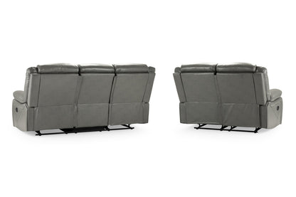 Novie Recliner Sofa Grey 3+2 Set