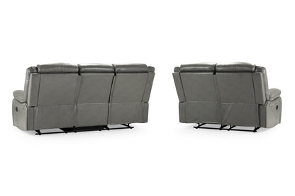 Novie Recliner Sofa Grey 3+2 Set