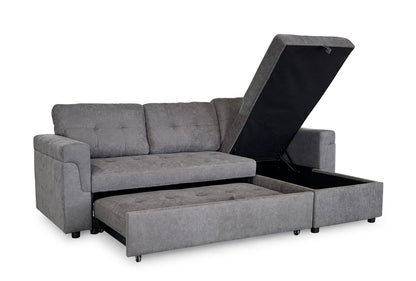 Omniya Sofabed Grey Universal Corner