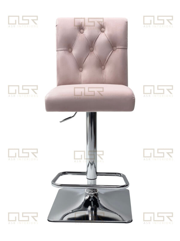 Sofia Pink Bar Stool - ASR Interiors